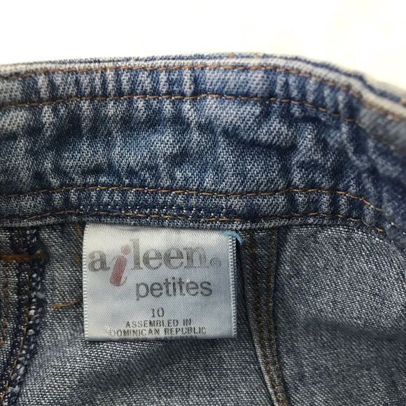 Vintage Aileen Petites 10P High Rise Mom Jeans 100% Cotton Darted Iconic 90s - Picture 7 of 12